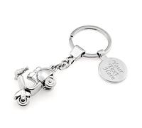 EIO Gifts Personalised Moped/Scooter Keyring - Engraved with Your Custom Text