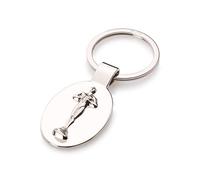 EIO Gifts Personalised Oscar Keyring in Box, Engraved with your custom text, Premium Quality Metal Keyring, Unique Award-Inspired Design, Ideal for Gifting on Birthdays and Special Occasions