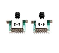Eioeeklop 2X 3 Way Selector Switches,Guitar Pickup Toggle Lever Switches for Tele Electric Guitar