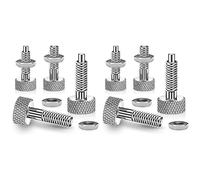 Eioeeklop 8Pcs Handle,Quick Release Lock Pin, Retractable Spring Plunger, M6 Lockout Kit for Rolling Tool Box