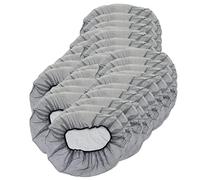 Eioflia Disposable Regular Nylon Breathable Honeycomb Hair Net 21 Inch Pack of 100PCS (Black)