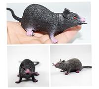 Eioflia Fake Rat, 2pcs Realistic Mice Rat Toy for Halloween Prank Props Creepy Halloween Decor