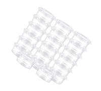 Eioflia Gardening Leakproof Transparent clay Containers Foam Balls Storage Box Plastic clay Organizers with Lids 20 Pcs