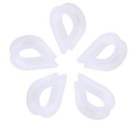 EIOLWJIEO 10mm Rope Nylon Thimble Robust Plastic Thimble Eyes Engineered To Anchor Line Chafing U.V.stablised Nylon. For Making Eye Splices In Anchor Rodes To Rope Shackle Chafe.