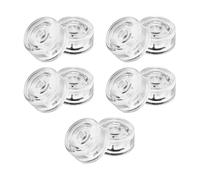 EIOLWJIEO 10pcs/set Guitar Pedal Replacement Parts Revamp Guitar Effects With Plastic Accessories Guitar Accessories Pedal Guitar, transparent