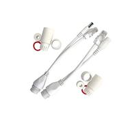 EIOLWJIEO 12V Power Over POE Passive Ethernet Adapter Cable Splitter Powers Supply Fast Speed White Wireless Access Points