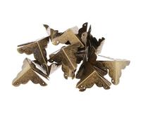 EIOLWJIEO Antique Box Corner Protector Vintage Guard Corner Jewelry Chest Gift Box Protector Wooden Feet Leg Case Trunk Jewelry Chest Gift