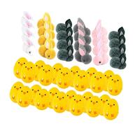 EIOLWJIEO Cute Easter Eggs Stuffed with Soft Bunny Dolls Colorful Basket Stuffers for Kids Celebrating Holidays Easter Goodie Bag Fillers Prize Rewards Holidays