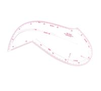 EIOLWJIEO Drawing Template Multifunction Ruler French Curve Ruler Easy To Red Color For Tailoring And Quilting Projects Multi Functional Dressmaking Tool Quilting Rulers