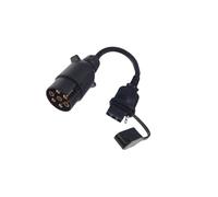 EIOLWJIEO Heavy Duty Trailer Plug Adapter Wiring Harness Cable 7 Pin To 4 Pin Converter Compatible With Multiple Towing Vehicles 7 Ways To 4 Ways Trailer Adapter Plug And Play