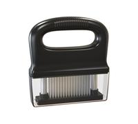 EIOLWJIEO Jaccard Meat Tenderizer Tool Comfortable Handle Easy to Assemble Meat Tenderizer Stainless Steel Meat Tenderizer Machine, Black