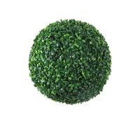 EIOLWJIEO Low Maintenance Simulation Leave Grass Ball Versatile And Realistic Artificial Grass Dome Ball Plants Plastic, green 25cm