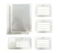 EIOLWJIEO Personalize Correspondence Address Template Envelope Stencil For Thank Cards 4 Envelope Addressing Guide Stencils Scrapbooking Etc. Lettering Aid Templates Envelopes Thank Cards