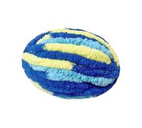 EIOLWJIEO Premium Reliable Chunky Wool Yarn DIY Crafting Projects Suitable for Knitters and Crocheters of Any Level Crocheting Cushion Rug Making Tapestry Hand Knit, Blue Yellow, 27m
