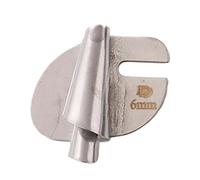 EIOLWJIEO Sewing Rolled Hemmer Foot Easier Hemming Process Vintage Machines and Seamstress DIY Crafts Sewing Requirements Rolled Hemmer Foot DIY Crafts Tool, Silver, 6mm