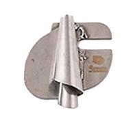 EIOLWJIEO Sewing Rolled Hemmer Foot Easier Hemming Process Vintage Machines and Seamstress DIY Crafts Sewing Requirements Rolled Hemmer Foot DIY Crafts Tool, Silver, 5mm