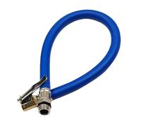 EIOLWJIEO Tire Inflator Extension Hose Quick Connect Lock On Adapter For Air Compressor Pump Attachment Replacement Solution Tire Inflator Hose Clip Connector Quick Inflation, Blue
