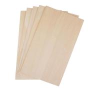 EIOLWJIEO Unfinished Wooden Sheets Thin Crafts Wood Board for Creative DIY Projects Mini House Building and Ship Models Model Making Accessories Building Materials Boat, 250x100x1mm