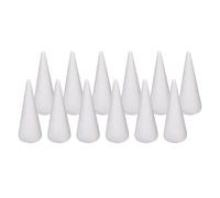 EIOLWJIEO Unleash Creativity Using Foam Cones For Crafts Small Large DIY Arts White Fantastic For Gnomes And Cake Toppers Polystyrene Forms For Crafts Crafting Cake Topper