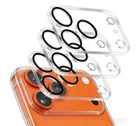 eioororriy 3 Pack iPhone 17 Pro Max Camera Lens Protector, 9H Tempered Glass HD Clear Anti-Scratch Lens Protector for iPhone 17 Pro Max 6.9-Inch Case Friendly Night Shot Compatible