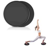 eioororriy Double Sided Gliding Discs,2 x Dual Sided Gliding Discs Core Sliders Ultimate Core Trainer,Double Sided Gliding Discs for Abdominal Exercises, for Carpet, Wood, Tiled Floor