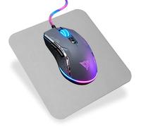 eioororriy Slim Mouse Mat For Home Office, Non-Slip Base, Smooth Surface For Precision, Compatible With Laser Optical Mice,22 x 22cm