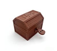 eiopyzo Treasure Chest Guitar Pick Case, 26+ Slots Portable Pick Holder Organizer Box with Lock & Key, Plastic Storage Case for Guitar Picks, Essential Accessories for Acoustic Electric Guitarists