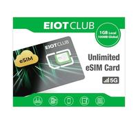 EIOTCLUB eSIM Adapter for Android, Upgrade SIM Slot to eSIM, 1.1GB Starter Data Included (1GB EU + 100MB Global), Store 9 Profiles, Seamless Switching, Reusable, Global Travel Solution