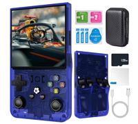 Eipol 2025 New Upgrade R36MAX Retro Handheld Game Console 128G TF Card, 4.0 Inch IPS Screen Linux System with Professional Gaming Chip, 64GB Memory, 4000mAh Rechargeable Battery