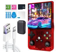 Eipol 2025 New Upgrade R36MAX Retro Handheld Game Console 128G TF Card, 4.0 Inch IPS Screen Linux System with Professional Gaming Chip, 64GB Memory, 4000mAh Rechargeable Battery
