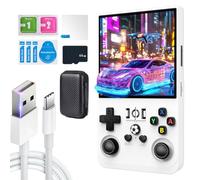 Eipol 2025 New Upgrade R36MAX Retro Handheld Game Console 64G TF Card, 4.0 Inch IPS Screen Linux System with Professional Gaming Chip, 64GB Memory, 4000mAh Rechargeable Battery