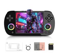 Eipol RG40XX H Retro Handheld Game Console, 4.0-in 640 * 480 IPS Screen Portable Video Gaming Console Linux 64-bit System with 64G TF Card, HDMI and TV Output (64G/4800+ Games/Black)