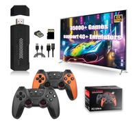 Eipol X2 Ultra Retro Game Stick 4K with 64G TF Card 35000+ Classic Games, 2.4G Controllers HD Output Plug and Play Video Gaming Console, Nostalgia Stick for TV