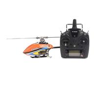 Eipol YUXIANG F180V2 RC Helicopters - 2.4G 6CH RC Direct-Drive Dual Brushless 3D/6G Helicopter with 6-Axis Gyro,Stunt Flying,LCD Display, Outdoor Toys for Adults（Orange）