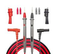 Eiranoly - Professional Multimeter Test Leads 1000V 20A 40 Inch Test Leads Kit Ultra Sharp Gold Plated Probes Silicone Leads for Fluke, AstroAI, Klein Multimeter