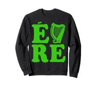 Eire Gaelic Harp Ireland Eireann Irish Green St Patricks Day Sweatshirt