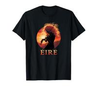 Eire Irish Girl Violin Player Celtic Music Ireland Heritage T-Shirt