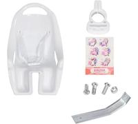 EIRONA Children's Bicycle Doll Seat with Sticker DIY for Girls, white