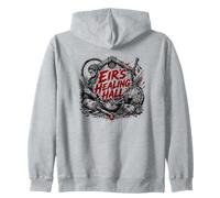 Eirs Healing Hall Viking Norse Pagan Realm Zip Hoodie