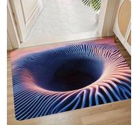 EIRZNGXQ 3D Optical Illusion Rug, 2026 Muti-Design 3D Rugs Optical Illusion Front Door Mat, Game with Your Cat or Dog, Kids Playroom Floor Carpet Mat Pad for Indoor and Outdoor Use (Color F 1pcs)