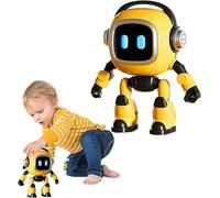 EIRZNGXQ Ai Robot Toy for Kids, Intelligent Interactive Desk Robot with Voice Recognition, Rechargeable Learning Educational Interactive Toys, Ai-Powered Smart Talking Robots for New Year Gift