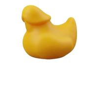 EIRZNGXQ Mini Prank Duck, 3D Printed Figurines, Humor Rubber Ducks Fun Car Dashboard Decoration, Funny Yellow Duck Prank Toy for Car Dashboard Office Desk Ornament Novelty Gift (yellow 1pcs)