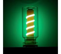 EIRZNGXQ Multi-Color Mini LED Bulb Lamp, USB Night Light Glass Jar LED Bedside Lamp, Table lamp for Bedroom Decor (green F 1pcs)