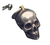 EIRZNGXQ Shark Rocket Bomb Keychain, Funny Skull Keychain, Shark Rocket Keychain, Shark Rocket Bomb Keyring, Funny Engraving Skull Bottle Keychain,Novelty Key Chains (style1)