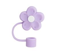 EIRZNGXQ Straw Cover for Stanley Cup, Cute Straw Topper for Stanley Cup Accessories,10mm/0.4in Silicone Flower Straw Covers Caps Toppers, Dust-Proof Reusable Straw Cover Cap