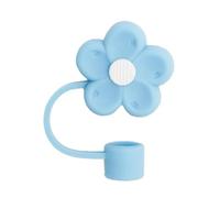EIRZNGXQ Straw Cover for Stanley Cup, Cute Straw Topper for Stanley Cup Accessories,10mm/0.4in Silicone Flower Straw Covers Caps Toppers, Dust-Proof Reusable Straw Cover Cap