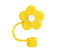 EIRZNGXQ Straw Cover for Stanley Cup, Cute Straw Topper for Stanley Cup Accessories,10mm/0.4in Silicone Flower Straw Covers Caps Toppers, Dust-Proof Reusable Straw Cover Cap