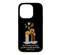 Eis o Cordeiro de Deus Joao 1:29. Portuguese version Case for iPhone 14 Pro