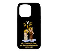 Eis o Cordeiro de Deus Joao 1:29. Portuguese version Case for iPhone 15 Pro