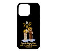 Eis o Cordeiro de Deus Joao 1:29. Portuguese version Case for iPhone 15 Pro Max